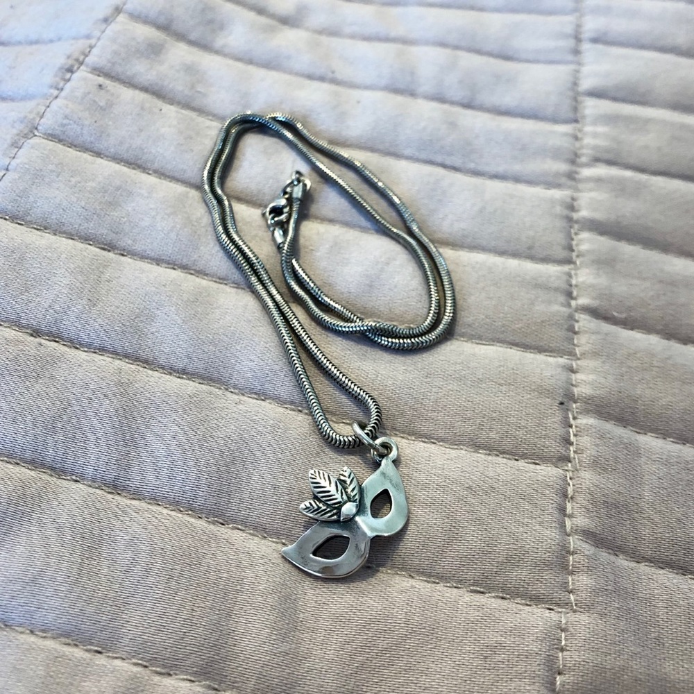 James Avery Necklace: Mask Charm and Chain!